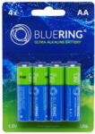 BLUERING Elem AA ceruza LR6 tartós alkáli 4 db/csomag, Bluering® - mystock
