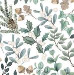 AMBIENTE Szalvéta 33x33cm 20db/csomag Collection of leaves, Levél gyűjtemény