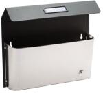 Silmec 41? 515.84 szórólaptartó / reklámanyag tartó (fekete-inox)