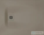 Duravit SUSTANO 100x80 cm-es zuhanytálca szifon nélkül, matt greige 720273640000000 (720273640000000)