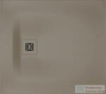 Duravit SUSTANO 90x80 cm-es zuhanytálca szifon nélkül, matt greige 720270640000000 (720270640000000)