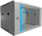 Extralink 6U 600x450 szürke, rack szekrény, fali szerelésű