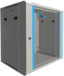 Extralink 12U 600x450 szürke, rack szekrény, falra szerelhető
