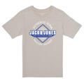 JACK & JONES Rövid ujjú pólók JJELOGO TEE SS ONECK 2COL 24/25 Bézs 15 Jahre
