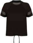 Tombo Tricou sport cu șnur pentru femei - Neagră | XL (TL526-1000215072)