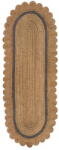 Flair Rugs Ръчно изработена ютена пътека в сив и естествен цвят 80x230 cm Grace Grey - Flair Rugs (503119377878)