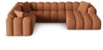 Cosmopolitan Design Теракотен шенилов ъглов диван (ляв ъгъл/U форма) Treno - Cosmopolitan Design (COS_UL_214_F1_TRENO3)
