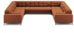 Cosmopolitan Design Ъглов диван в тухлен цвят ("U" форма) Bali - Cosmopolitan Design (COS_UC_170_F1_BALI8)