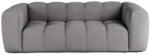 Bonami Сив кадифен диван 225 cm Cube - Bonami Selection (CUBE3SEATERANTHRACITE)