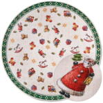 Villeroy & Boch Зелен кръгъл килим с коледен мотив ø 150 cm Green Christmas - Villeroy&Boch (106193-150)