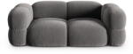 Cosmopolitan Design Сив кадифен диван 210 cm Loretto - Cosmopolitan Design (COS_3S_120_F1_LORETTO6)
