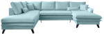 Miuform Светлосин U-образен разтегателен диван, ляв ъгъл Charming Charlie - Miuform (Charming Charlie HAEECL-2Q-LCBKR lin11)