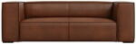 Windsor & Co Кафяв кожен диван 212 cm Madame - Windsor & Co Sofas (WIN_2S_71_F1_MADAME5)