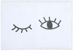 Really Nice Things Бяла изтривалка за баня със смес от памук , 40 x 60 cm Eyes - Really Nice Things (13931026)