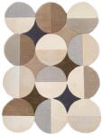 Flair Rugs Сиво-бежов ръчно изработен вълнен килим 120x170 cm Mia Ellipse - Flair Rugs (503119380163)