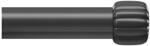 Umbra Матово черно стоманен разширяем прът за завеси 91 - 168 cm Cleo - Umbra (1022958-038)