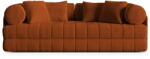 Cosmopolitan Design Теракотен кадифен сгъваем диван 206 cm Kemi - Cosmopolitan Design (COS_3SF_44_F1_KEMI4)