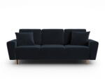 Cosmopolitan Design Тъмносин кадифен разтегателен диван с място за съхранение 235 cm Kyoto - Cosmopolitan Design (COS_3SF_2_F2_KYOTO5)