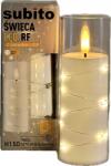 Subito Láng hatású led gyertya 15 cm 5, 5 cm Subito 359 fehér (ŚWIECA LED 359)