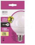 EMOS LED izzó gömb E27 11, 1W (75W) 1060lm meleg fehér kifutó! (ZQ2150)