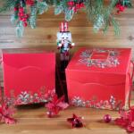  Botanica piros doboz - 21 x 21 x 21 cm