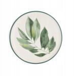 Homla Blyde porcelán tányér kaucsuklevéllel 20cm Homla (203305)