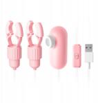 Night Fantasy Vibrációs Mellbimbó Csat Szívó Funkcióval, Usb Tápellátással (0371_01F067)