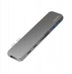 LogiLink Dokkoló Állomás LogiLink Usb C Hub 7 port Thunderbolt 3 Hdmi Pd 100W (UA0302)