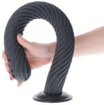 Toyz4Lovers Dop Anal Gunung cu Ventuza, PVC, Negru, 51 cm