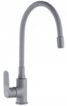 INVENA Konyhai Mosogató Csaptelep Mozgatható Flexibilis Kifolyócsővel, Szürke (BZ-32-P05-C)