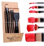 Wielorybie Rzeczy Festőecsetek Művészi Festékekhez Akrilfestékekhez 6db-os Készlet (5906118430416)