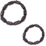  Bratara Turmalina Neagra din Margele Butoias 13x8 mm Diametru 55 mm - 1 Buc