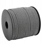  Paracord Kötél, 4mm, 50m, 7 magos, ezüst-fekete (2717200012814)