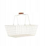Homla Selia kosár fogantyúkkal krémszínű L 43x29 cm Homla (237117)