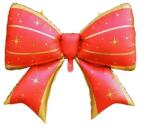 Balloons4party Balon folie funda rosu cu auriu 90 x 70 cm