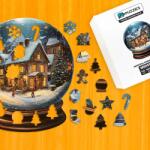  Üvegbe zárt ünnep fa puzzle M Papír doboz