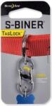 NITE IZE Karabína S-biner TagLock - ezüst (PLSBM-11-R3)