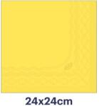 Tork Koktélszalvéta tissue 2 rétegű "sárga" 24x24 cm 200 lap/csomag - Tork