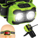 Vayox Led Fejlámpa Akkumulátoros Hibrid Fejlámpa Usb-c 600lm Pro Vayox (CZOŁÓWKA ŚWIATŁO BIAŁE CZERWONE HYBRYDOWA)