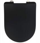 WENKO Wc-ülőke Fekete Duroplast Sedilo Wenko (23827100)