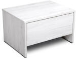 Ergodesign Noptiera cu 1 sertar Bianca (Noptiera Bianca)