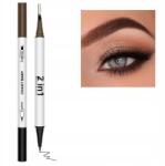  02# sötétbarna marker szemöldök filctoll fekete szemceruza macskaszem vonal