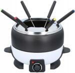 Edco Cuisinier Deluxe fondü készlet, 800W, 6 személyes, fekete-fehér (ED-214663)