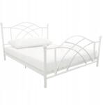 Timeless Tools Lotti fém ágykeret ajándék ágyráccsal, -Fehér 90x200 cm (HOP1001132-2)