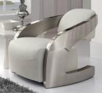 Schuller Valencia Fotoliu confortabil din piele italiana alba Armchair 532115 (SV-532115)