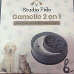 Studio fehér műanyag tál, 0, 6l, fröccsenésmentes (miska spowalniająca jedzenie)