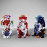 Schuller Valencia Set de 3 figurine design decorativ Monos Sabios (SV-713863)