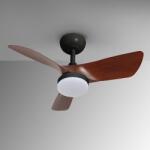 Schuller Valencia Lustra LED cu Ventilator si telecomanda TROPIC BLACK/WALNUT (SV-319614)