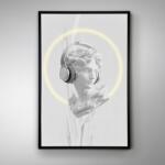 Schuller Valencia Tablou, Bust cu iluminat LED imprimat pe panza Busto 80x120cm (SV-503105)