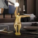 Schuller Figurina decorativa / Lampa de masa design lux El globo aurie (SV-768294)